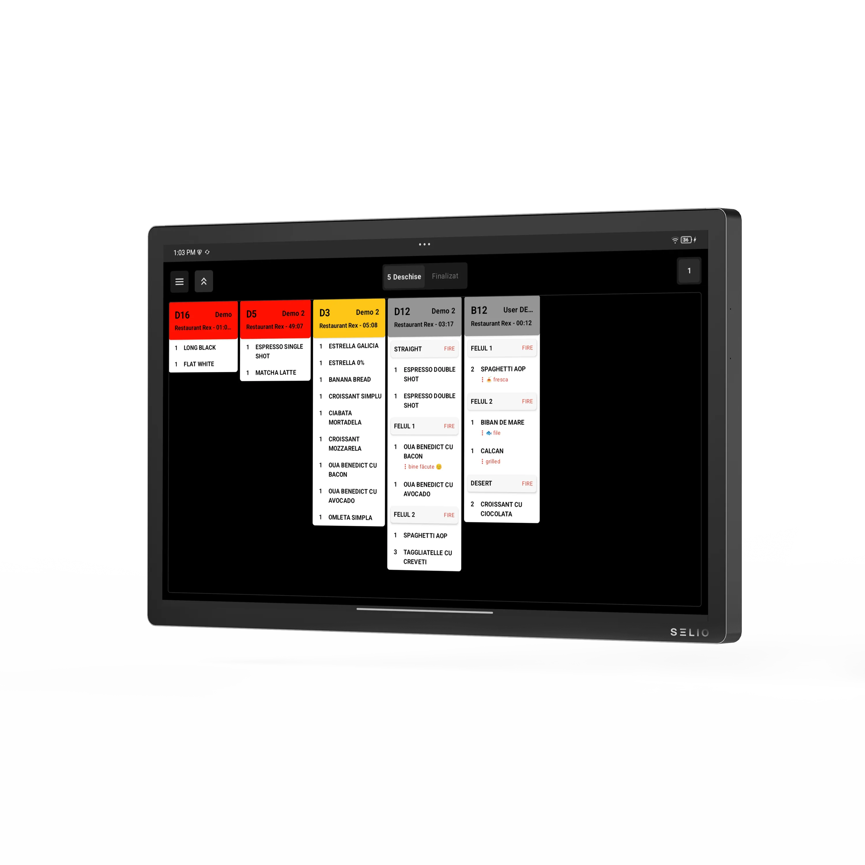 Selio kitchen display system